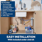 GE GXK255TBN Dual Stage Under Sink Water Filter
