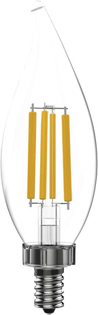 GE 93130033 Ultra Bright LED Candle Bulbs 100W Soft White