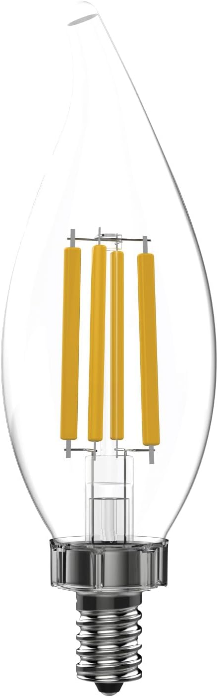 GE 93130033 Ultra Bright LED Candle Bulbs 100W Soft White