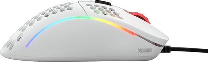 Glorious GD-WHITE Model D Gaming Mouse Lightweight Ergonomic