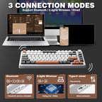 YUNZII B75 PRO Wireless Keyboard and M2 Gaming Mouse Bundle
