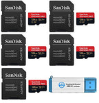 SanDisk SDSQXCY-128G-GN6MA Extreme Pro 128GB MicroSD Card 5-Pack