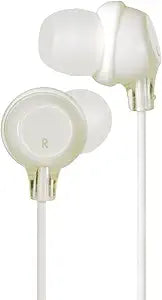 JVC HAFX22W Clear In-Ear Headphones White — main product image