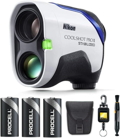 Nikon CoolShot Pro II Stabilized Laser Rangefinder Bundle