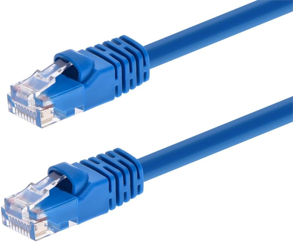 Monoprice 104975 Cat5e 6in Blue Patch Cable