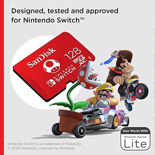 SanDisk SDSQXAO-128G 128GB Nintendo Switch microSDXC Card