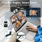 Majiphi 2K Streaming Webcam with Smart Control Buttons