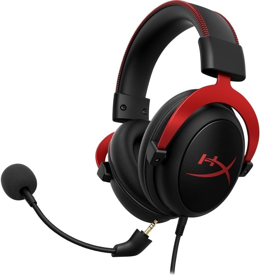 HyperX 4P5M1AA Cloud II Gaming Headset 7.1 Surround Sound Red