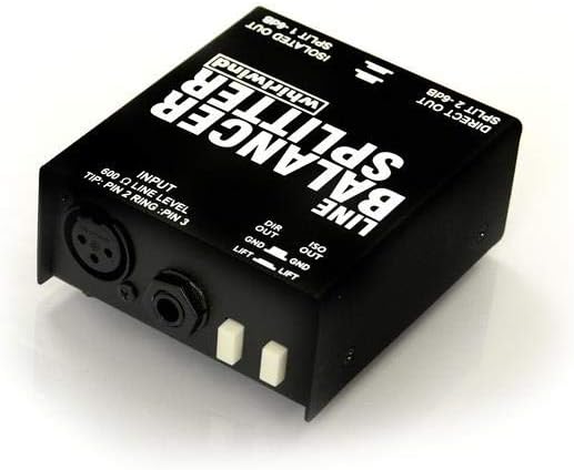Whirlwind LINE BALANCER/SPLITTER LBS 1x2 Audio Balancer Splitter