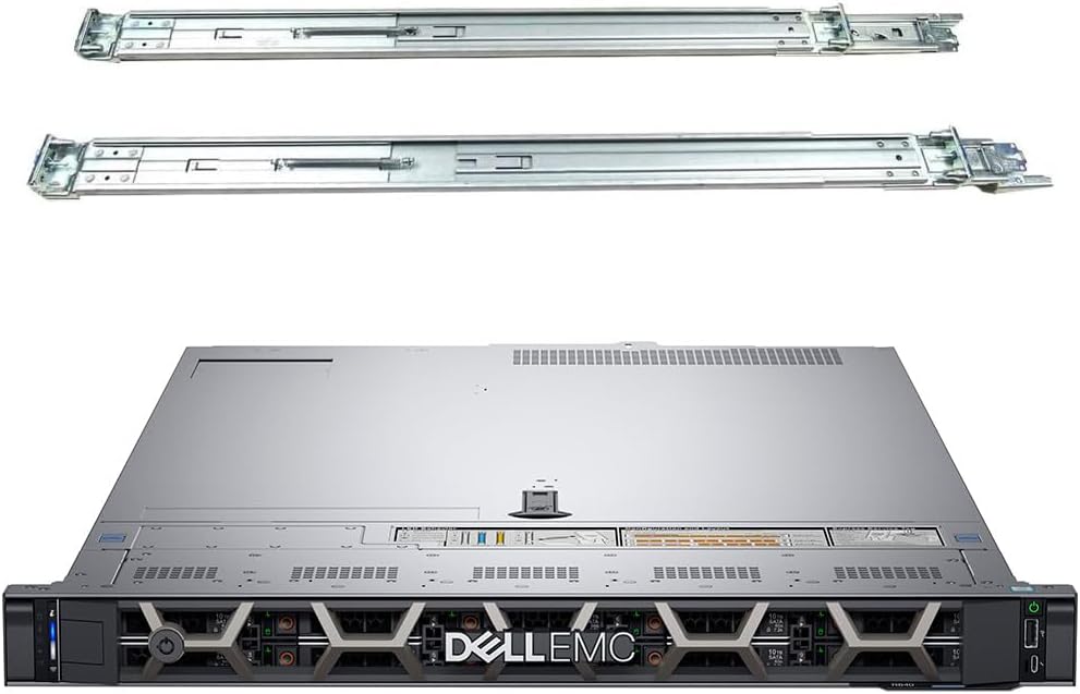 Dell R640 PowerEdge 1U Rack Server - Dual Xeon, 256GB, 7.68TB SSD (Renewed)
