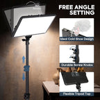 NiceVeedi 25W LED Video Lighting Kit with Tripod Stands