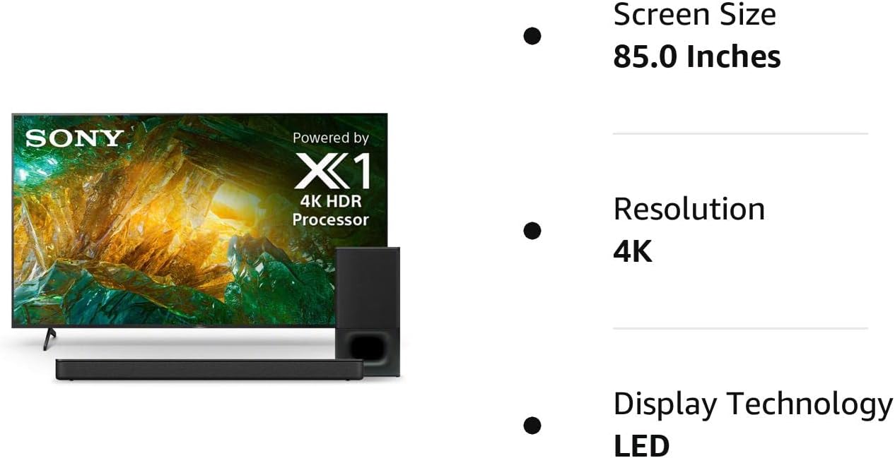 Sony X800H 85-Inch 4K UHD Smart TV
