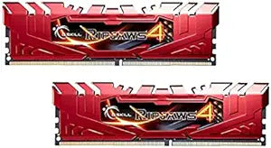 G.Skill Ripjaws 4 16GB DDR4 2800MHz Dual Channel Kit Red