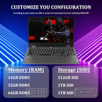 Delca Custom Lenovo LOQ RTX 4050 Gaming Laptop, 15.6