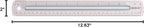 Westcott 00402 12-Inch Smoke Gray Plastic Ruler