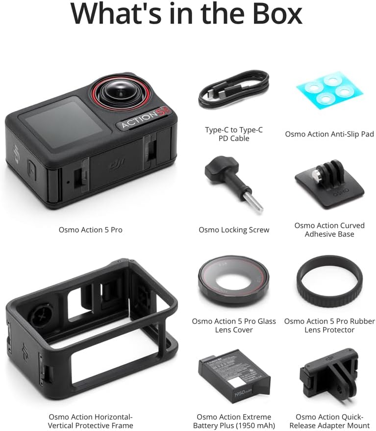 DJI E2DJIOSMOACT5PSC Osmo Action 5 Pro Camera Bundle
