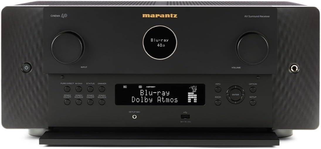 Marantz Cinema 40 BK 9.4-Ch 8K Home Theater AV Receiver