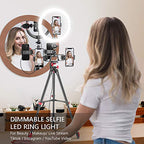 Neewer 10097196 Selfie Ring Light Tripod Stand Phone Holders