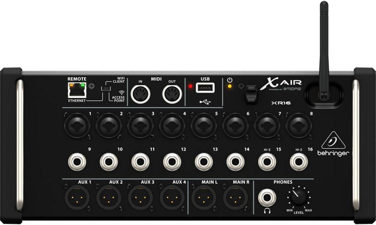 Behringer XR16 X Air Digital Mixer iPad Android