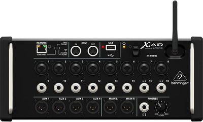 Behringer XR16 X Air Digital Mixer iPad Android