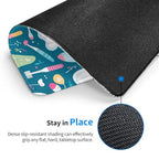 Cute Tooth Fairy Dental-Themed Desk Mouse Pad with Non-Slip Base