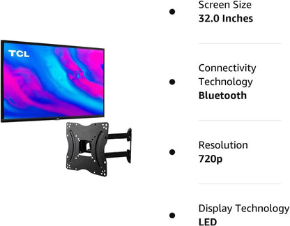 TCL 32S21 32-Inch Android Smart TV Free Wall Mount Renewed