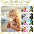 SMARTKLIK 4K 44MP Point-and-Shoot Digital Camera for Teens