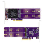 Kfwfuaee 2-Bay NVMe Drive Expansion Enclosure for Minisforum MS