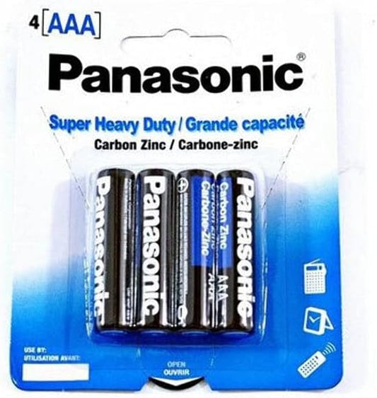 Panasonic AAA Batteries (4 Pack) Alkaline Power