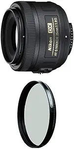 Nikon 2183 35mm f/1.8G DX Lens with Polarizer