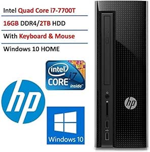 HP Slimline Mini Desktop i7 16GB 2TB HDD Renewed