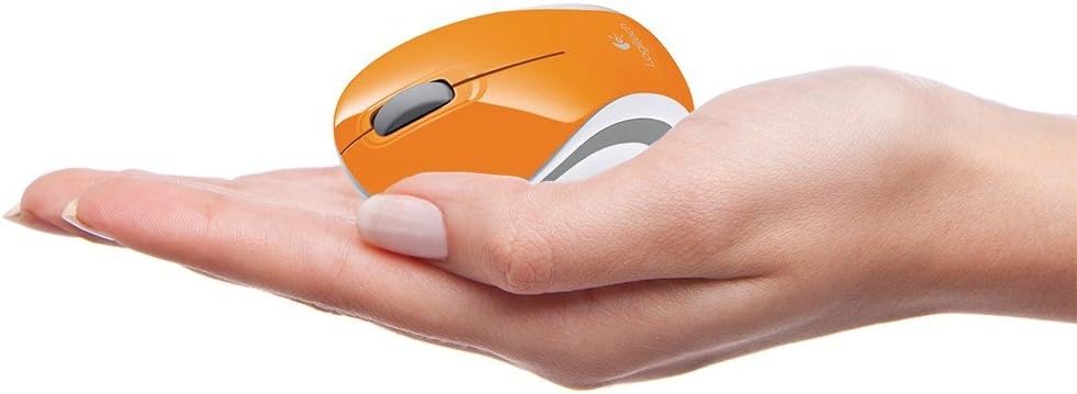 Logitech 910-003255 Wireless Mini Mouse M187 Orange