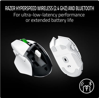 Razer Basilisk V3 X HyperSpeed White Wireless Gaming Mouse