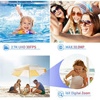 Birsem 2.7K Vlogging Camcorder with 48MP Photo Capture