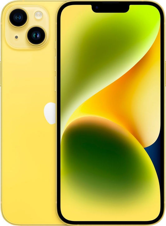 Apple MR5T3LL/A iPhone 14 Plus 256GB Yellow (Renewed)
