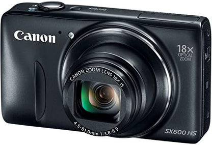 Canon PowerShot SX600 HS 9340B001 16MP Camera - Black