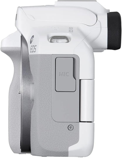 Canon 5812C002 EOS R50 White Mirrorless Vlogging Camera (Body Only)