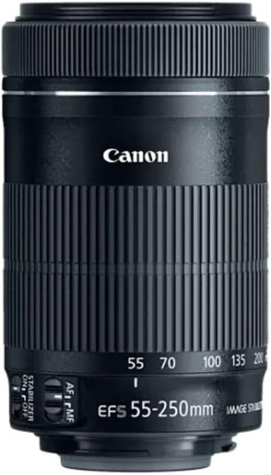 Canon 8546B002 EF-S 55-250mm f/4-5.6 IS STM Lens Renewed