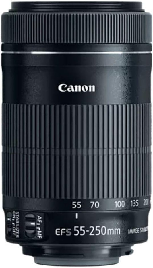 Canon 8546B002 EF-S 55-250mm f/4-5.6 IS STM Lens Renewed