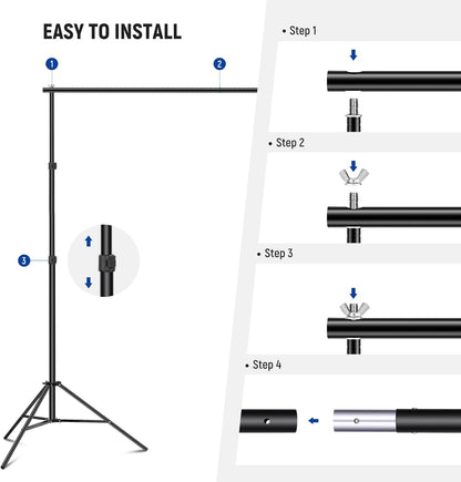 Neewer NK-ST0204 10ft x 7ft Adjustable Backdrop Stand Kit