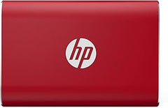 HP Portable P500 500GB External SSD Red