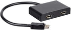 Monoprice 121972 DisplayPort 1.2 MST Hub Dual Monitor