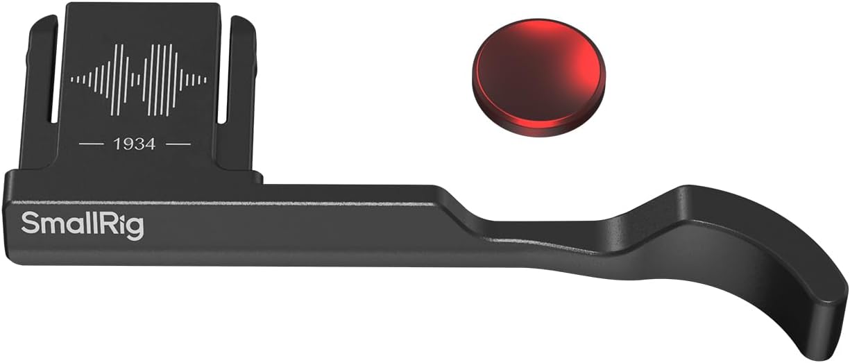 SmallRig 4878 FUJIFILM X-M5 Thumb Grip Hot Shoe Cover Black