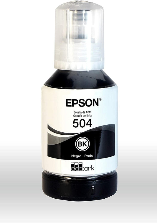 Epson T504120-AL EcoTank 504 Black Ink Bottle