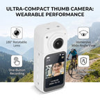 UPALDHOU Thumb Camera 68MP 16X Magnetic Wearable Camcorder