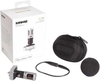 Shure MV88/A Portable iOS Lightning Microphone Condenser