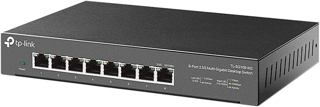 TP-Link TL-SG108-M2 8-Port 2.5G Multi-Gigabit Switch