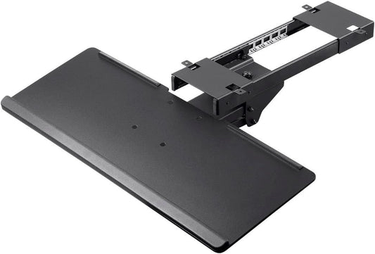 Monoprice 124639 Adjustable Ergonomic Keyboard Tray - Black