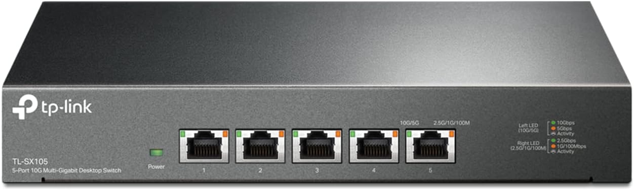 TP-Link TL-SX105 5-Port 10G Multi-Gigabit Ethernet Switch