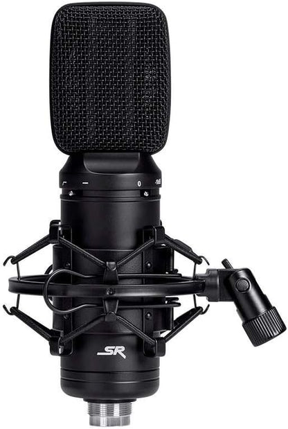 Monoprice 625908 Stage Right Ribbon Microphone Black